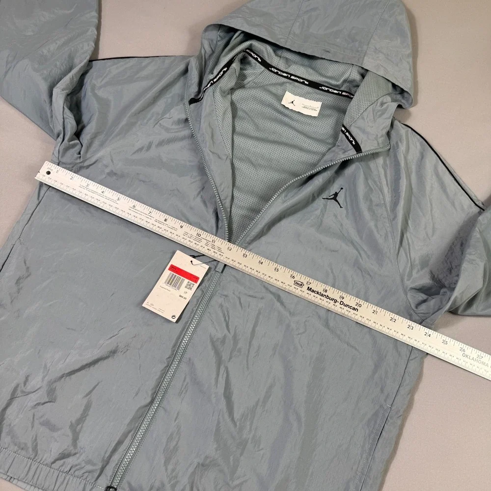 Jordan Sport Classic Tracksuit Mens Large Grey Hooded Jacket Pants Set NEW